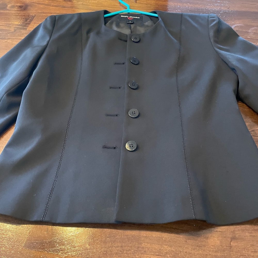 Black Button-Up Jacket